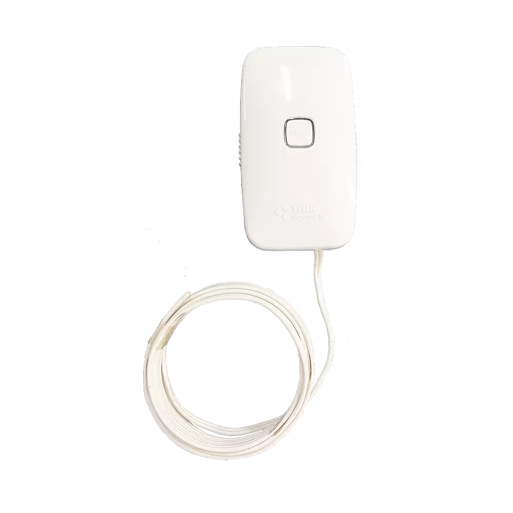 Läckagesensor med batteri till trådlöst läckagebrytarsystem
